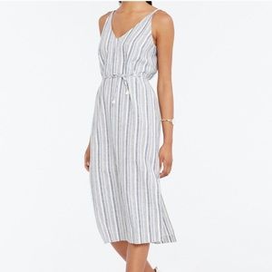 Ann Taylor Linen Cotton Midi Dress
